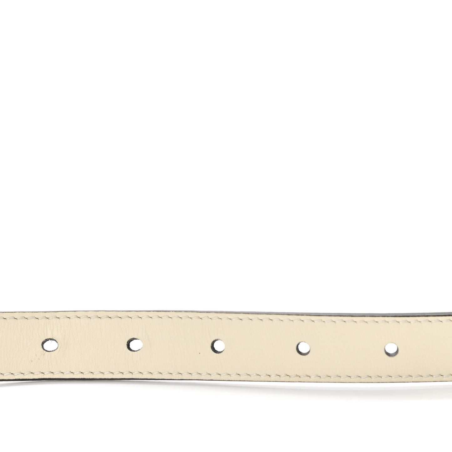 Calfskin Double G 20mm Belt 95 38 Mystic White