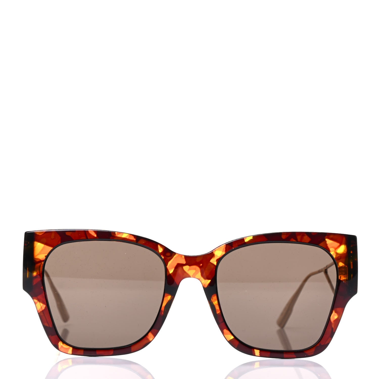 Christian Dior Rectangular 30 Montaigne 1 Sunglasses Tortoise 2 of 7