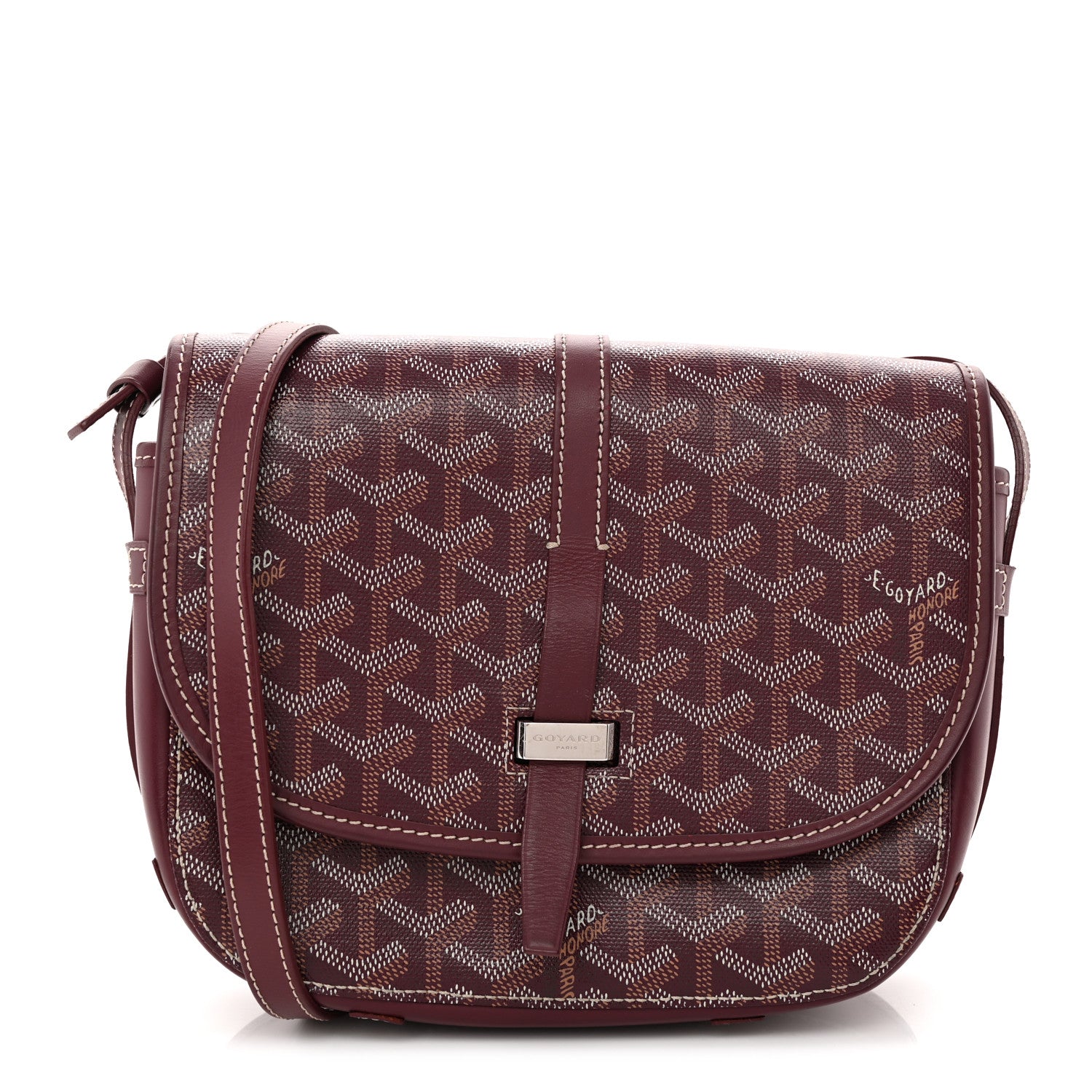 Goyard Goyardine Belvedere II PM Messenger Bag Bordeaux 1 of 11