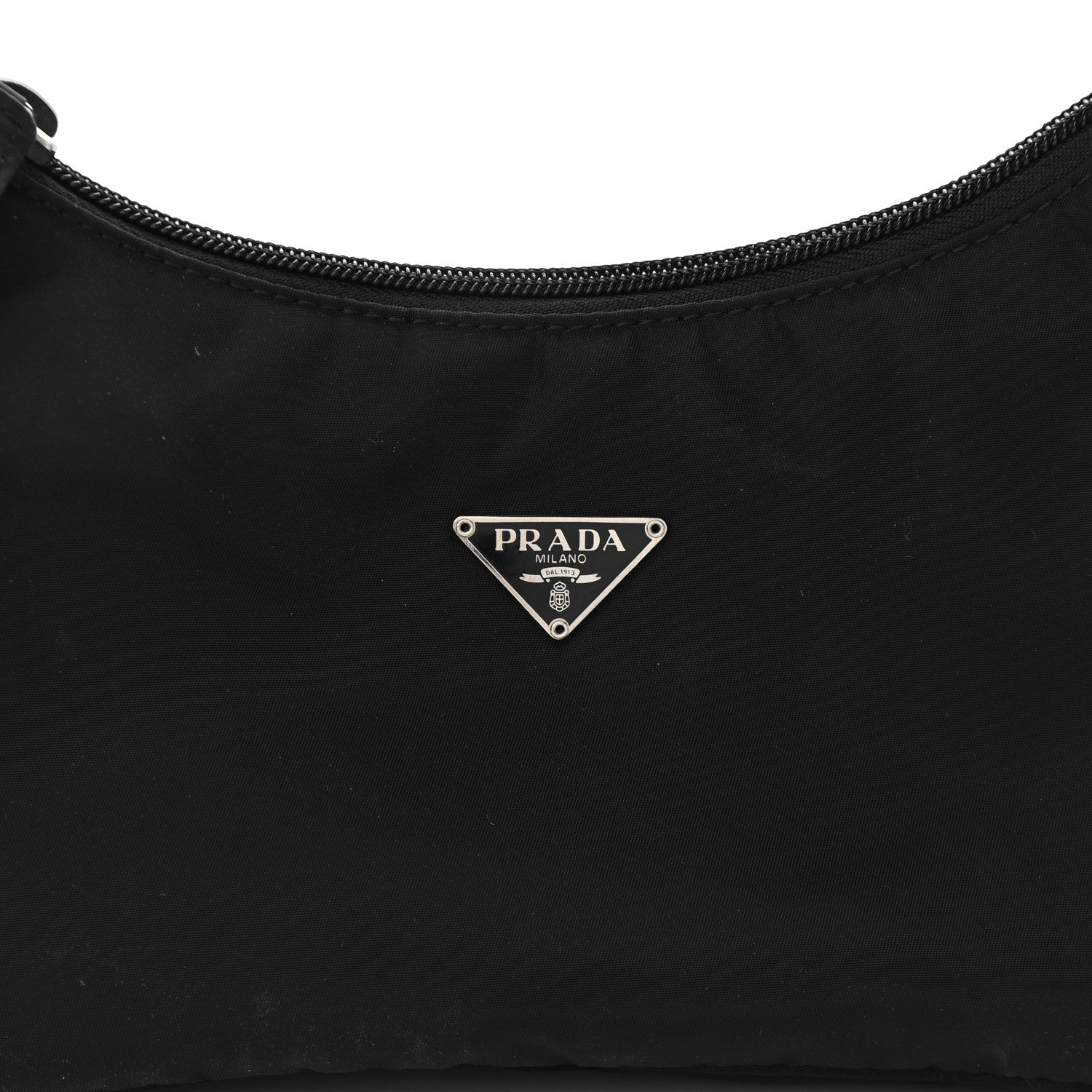 Prada Tessuto Nylon Mini Re-Edition 2000 Bag Black 8 of 10