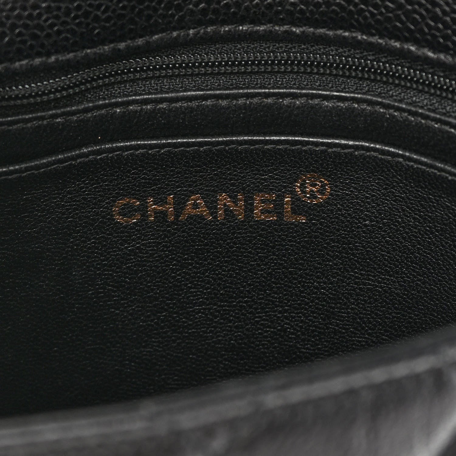 Chanel Caviar Quilted Flap Shoulder Bag Black Black 6 of 16
