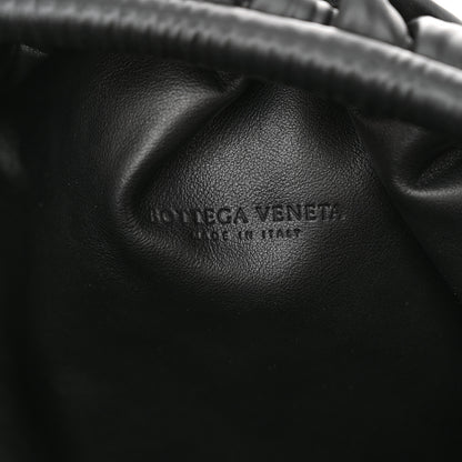 Bottega Veneta Bark Calfskin Embossed The Pouch Oversized Clutch Black 6 of 11