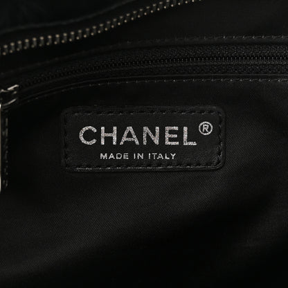 Chanel Glazed Calfskin Large Twisted Tote Black 6 of 10