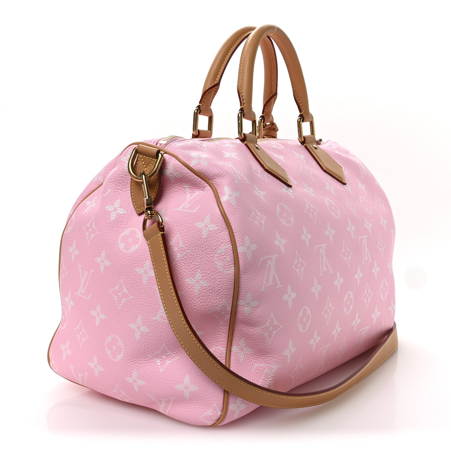 Louis Vuitton Calfskin Monogram Speedy P9 Bandouliere 40 Candy 3 of 12