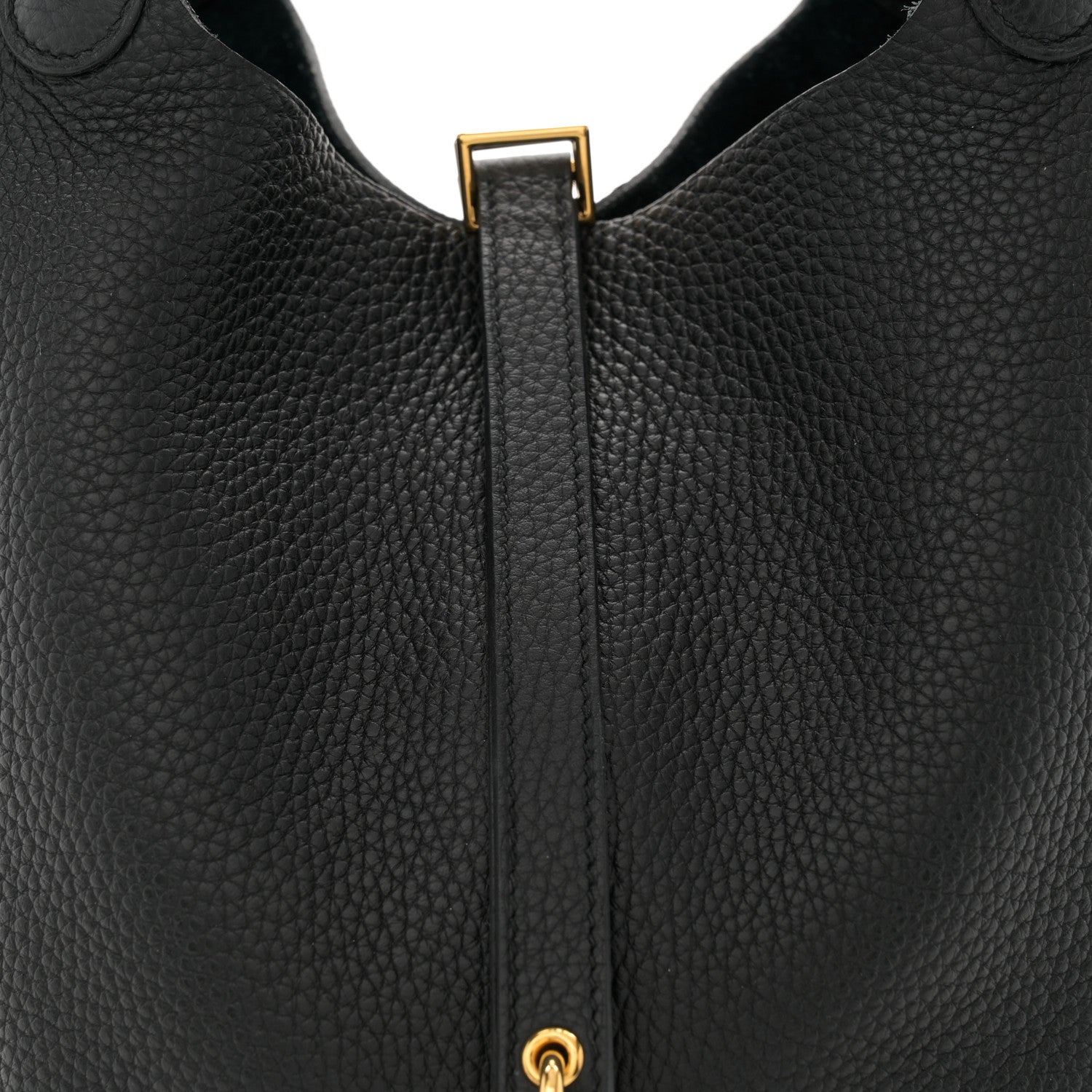 Hermes Taurillon Clemence Picotin Lock 22 MM Black 8 of 10