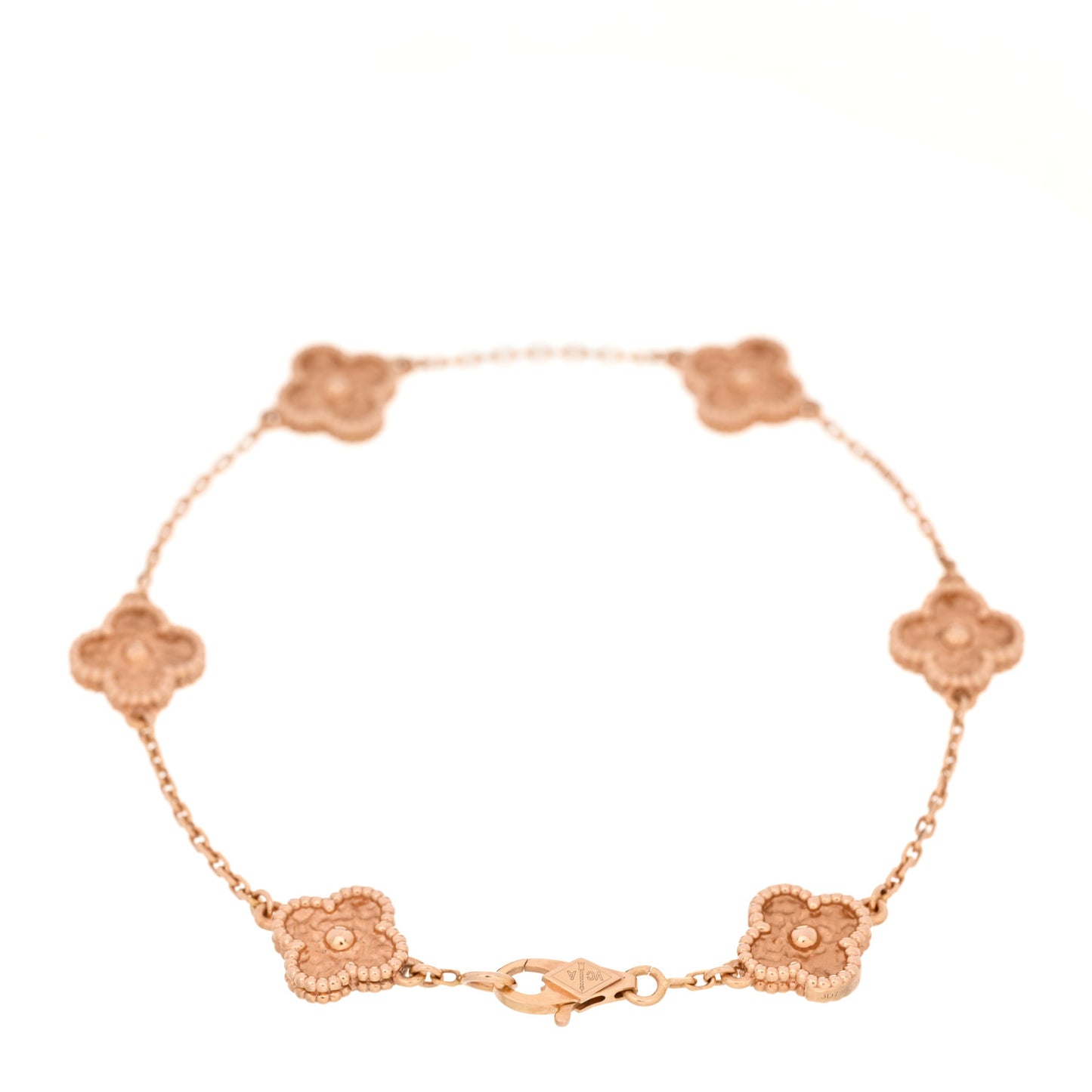 18K Rose Gold 6 Motifs Sweet Alhambra Bracelet