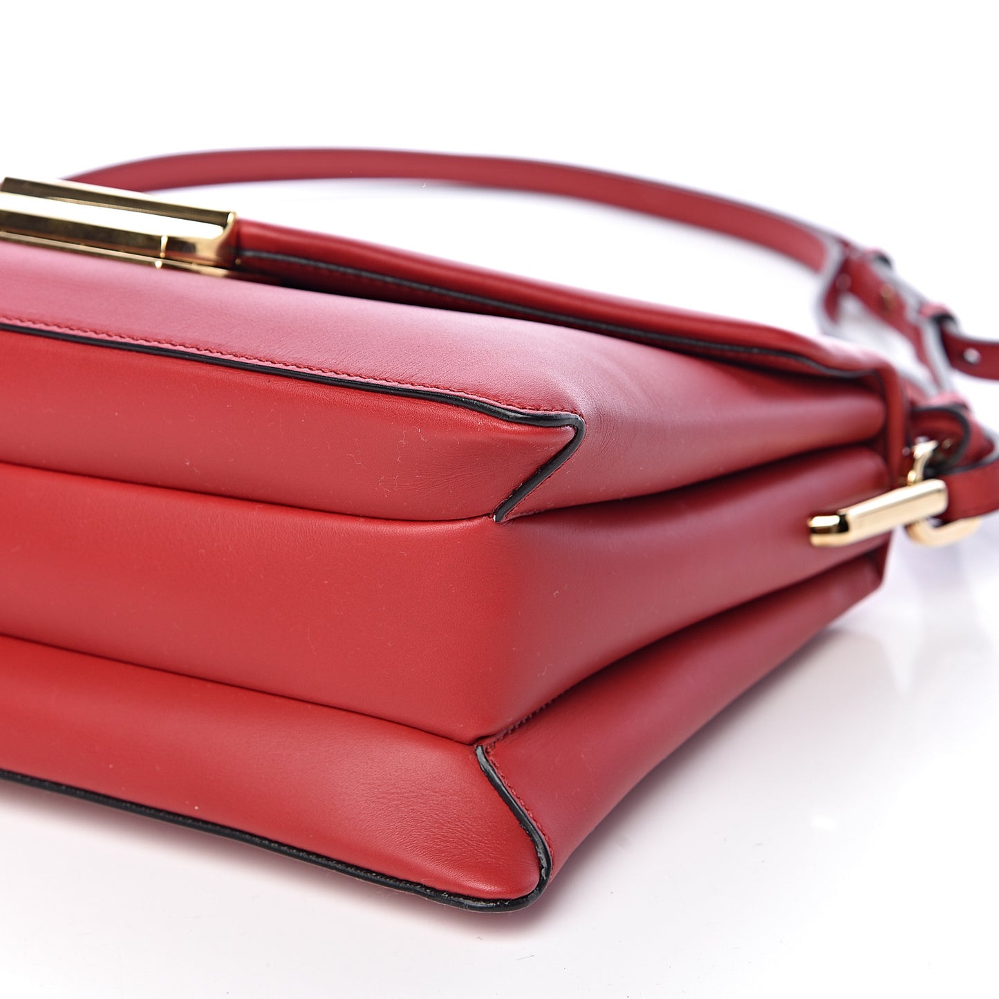New Calfskin Ingrid Shoulder Bag Fuoco