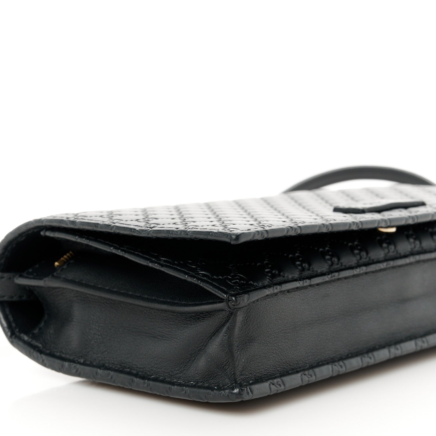 Gucci Microguccissima Crossbody Wallet Black 8 of 10
