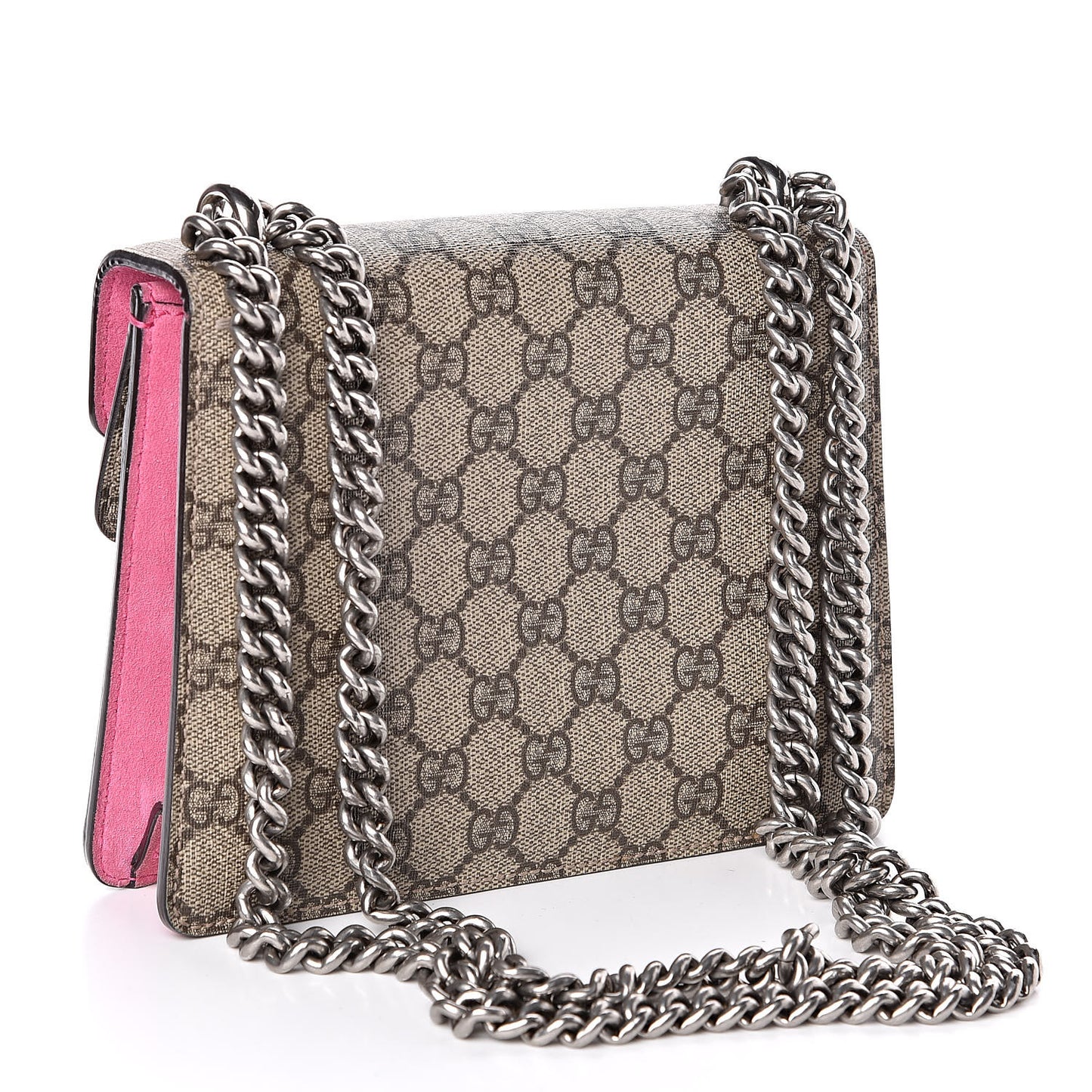 GG Supreme Monogram Mini Dionysus Shoulder Bag Pink