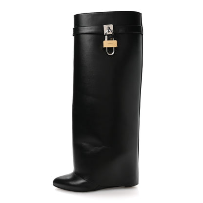 Givenchy Calfskin Shark Lock Pant Boots 38 Black 1 of 6