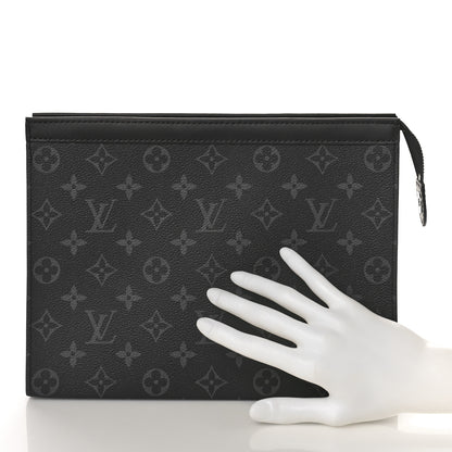 Louis Vuitton Monogram Eclipse Pochette Voyage MM 2 of 8