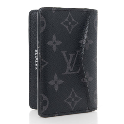 Louis Vuitton Monogram Eclipse Pocket Organizer Card Holder 3 of 10
