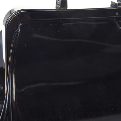 Prada Spazzolato Frame Bag Black 9 of 10