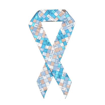 Hermes Silk Bolduc Au Carre Twilly Bleu Petrole Turquoise Masic 1 of 3