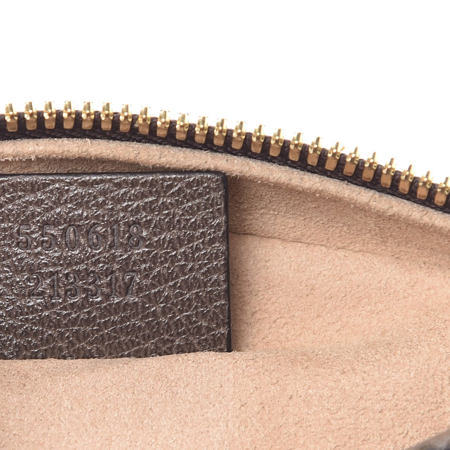 GG Supreme Monogram Web Mini Ophidia Round Shoulder Bag Brown