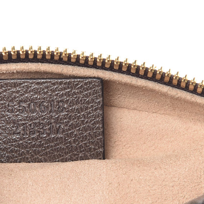 Gucci GG Supreme Monogram Web Mini Ophidia Round Shoulder Bag Brown 7 of 12