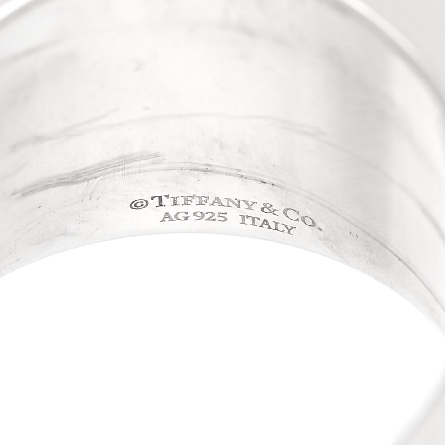 Sterling Silver Out of Retirement Wide Ring 52 6