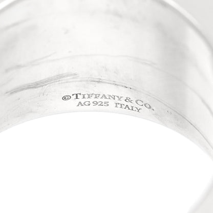 Tiffany Sterling Silver Out of Retirement Wide Ring 52 6 4 of 5