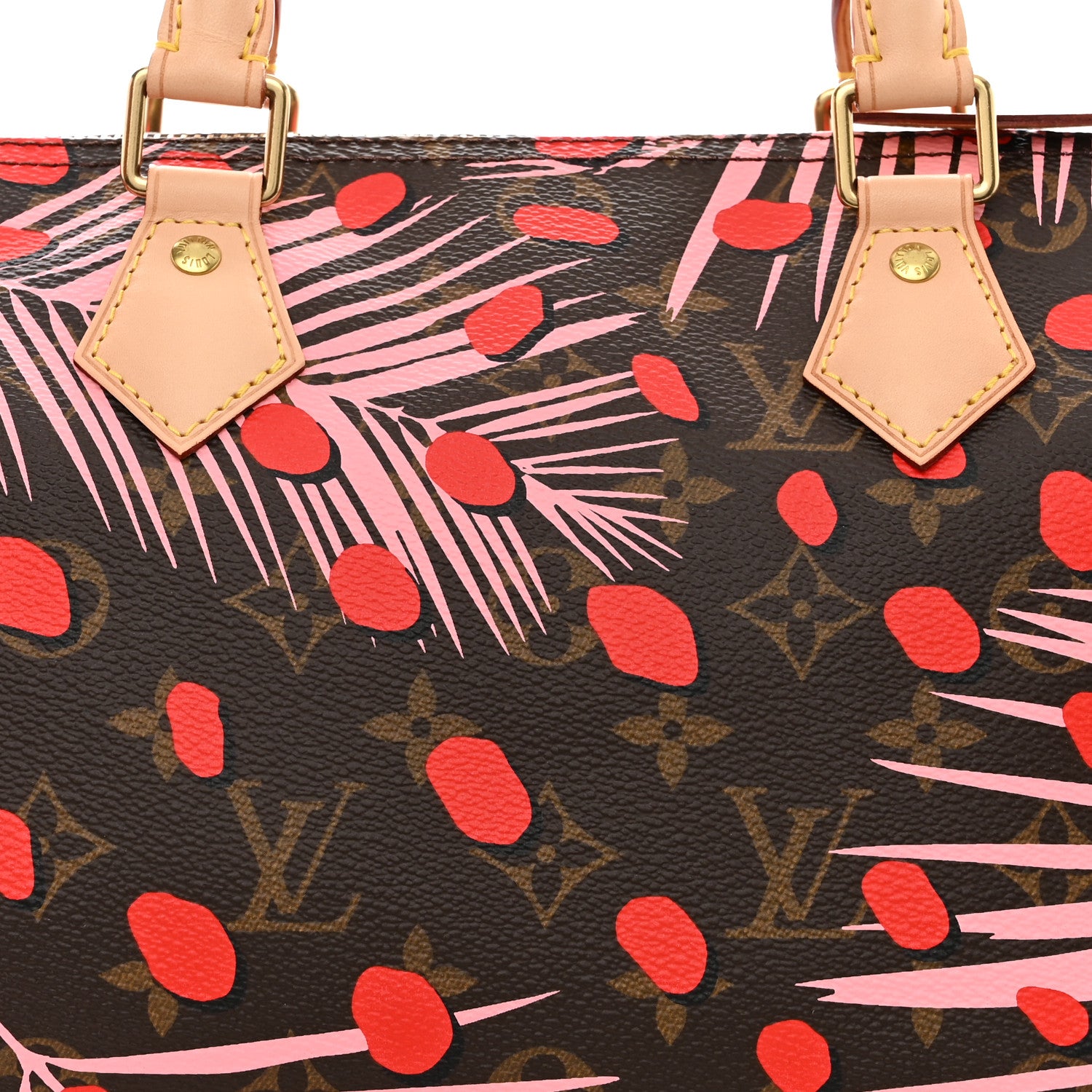 Louis Vuitton Monogram Jungle Dots Speedy 30 Sugar Pink Poppy 8 of 10