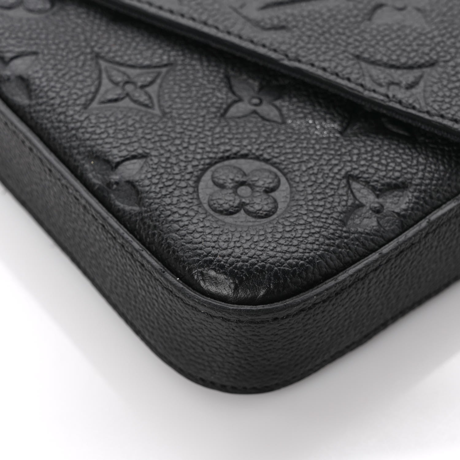 Louis Vuitton Empreinte Pochette Felicie Chain Wallet Black 11 of 11