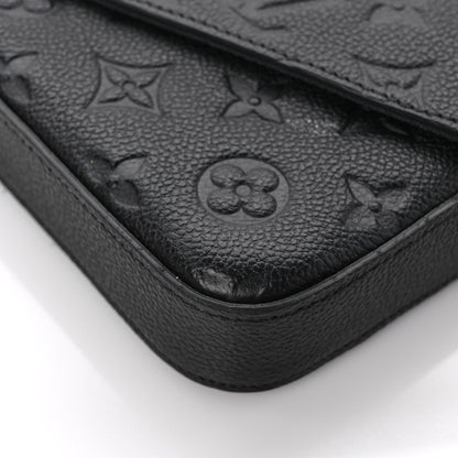 Louis Vuitton Empreinte Pochette Felicie Chain Wallet Black 11 of 11