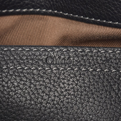 Chloe Calfskin Medium Marcie Round Crossbody Bag Black 6 of 8
