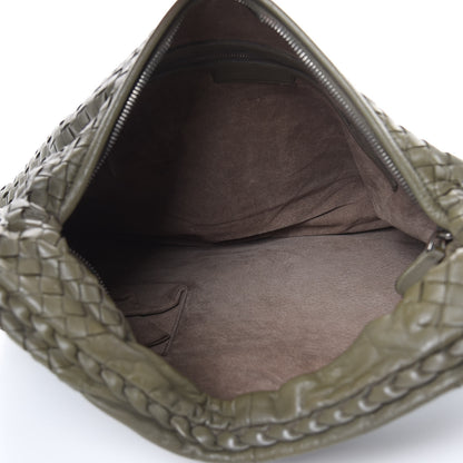 Bottega Veneta Nappa Intrecciato Large Veneta Hobo Kaki Fondente 5 of 10
