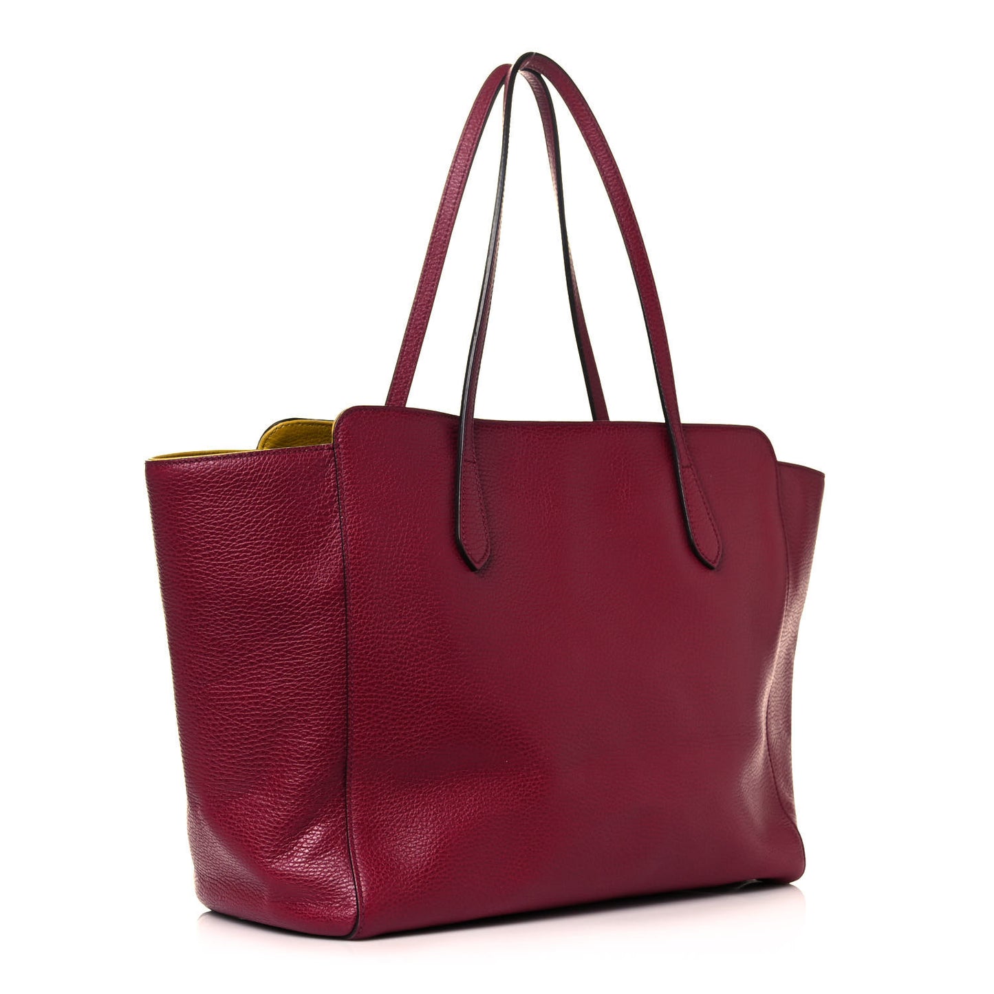 Dollar Calfskin Medium Swing Tote Raspberry Sorbet