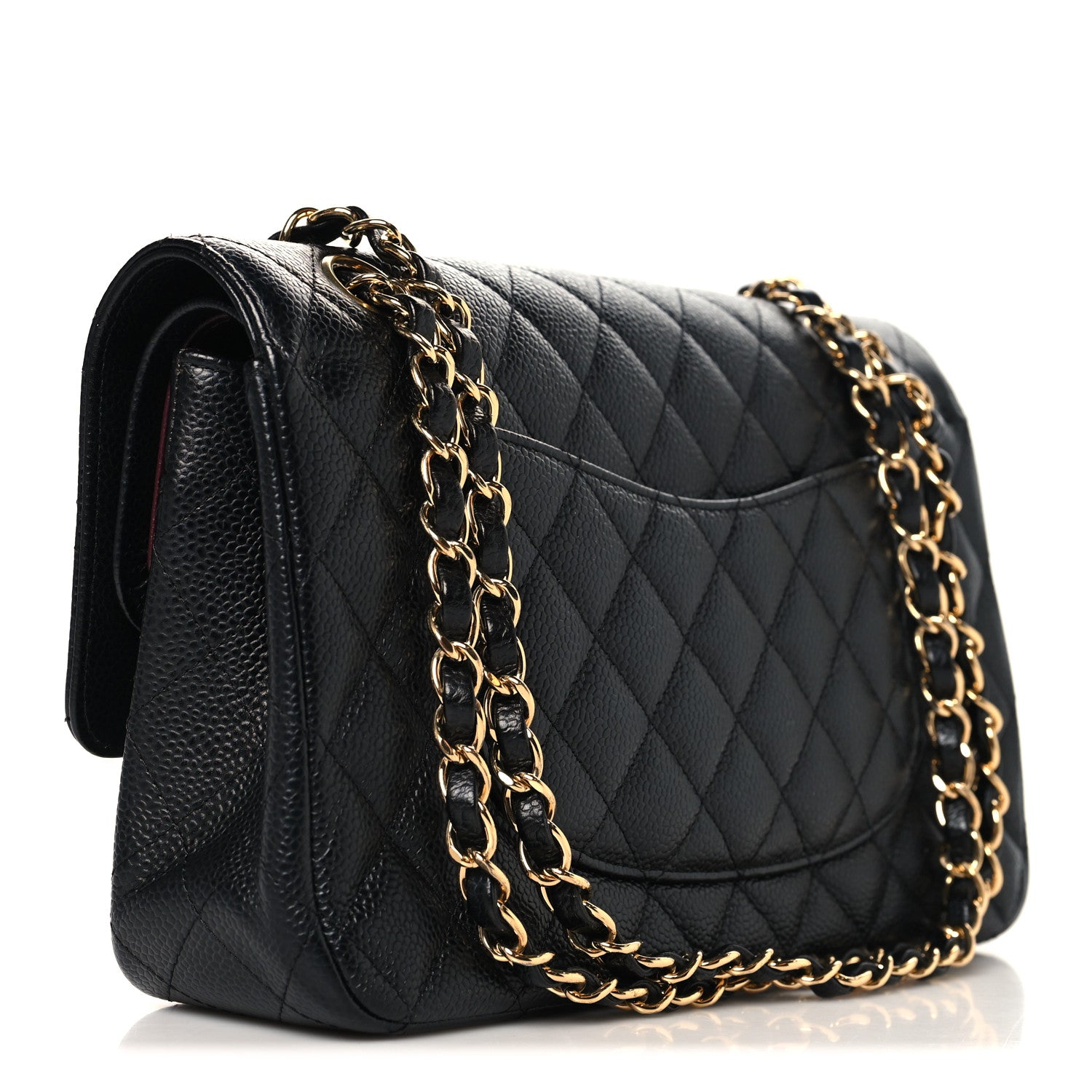 Chanel Caviar Quilted Medium Double Flap Black 3 of 10