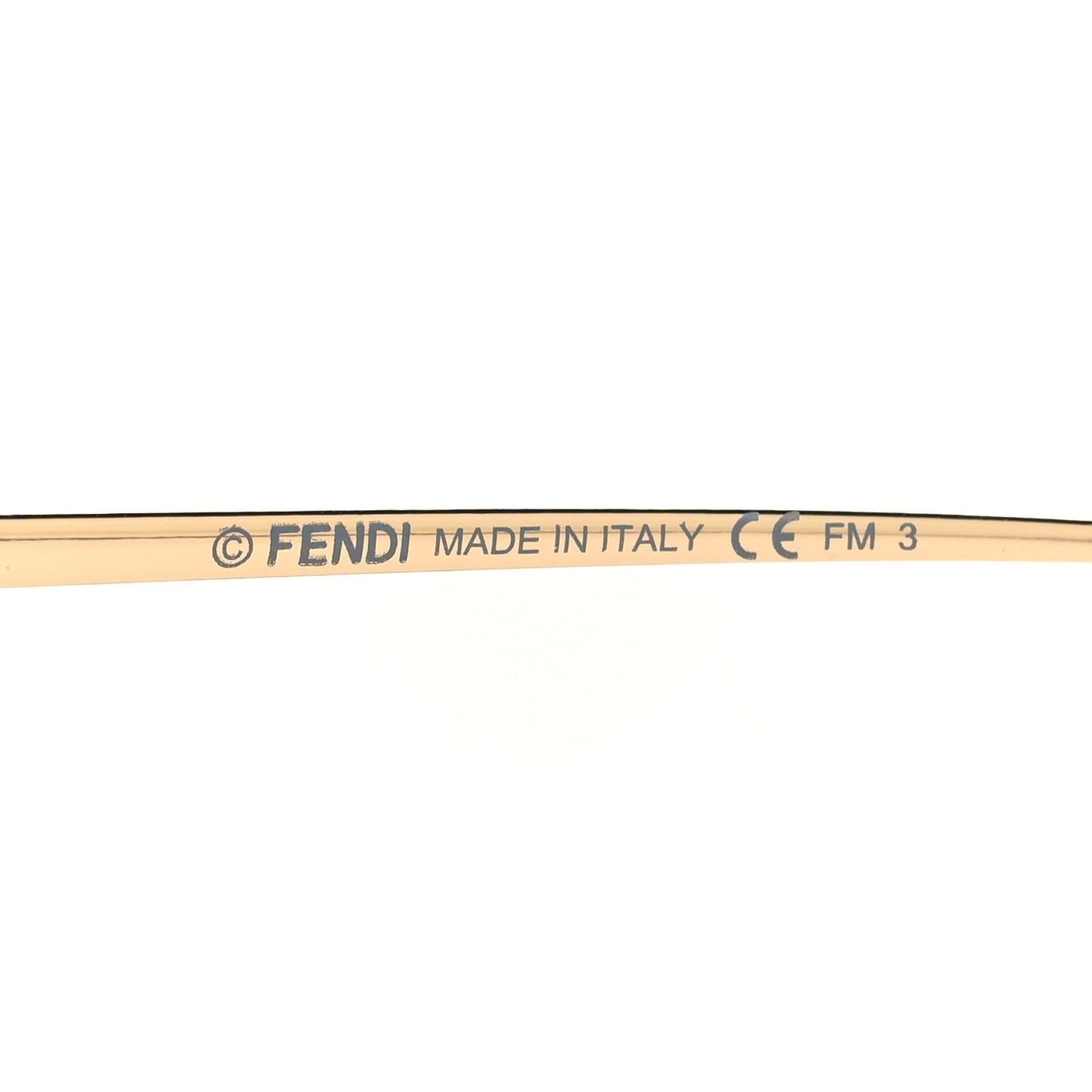 Metal Aviator Sunglasses FF0286/S Gold