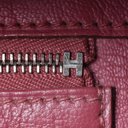 Hermes Taurillon Clemence Birkin 35 Bois de Rose 19 of 30