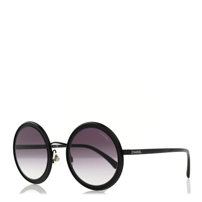 Chanel Round Sunglasses 4226 Black 1 of 9