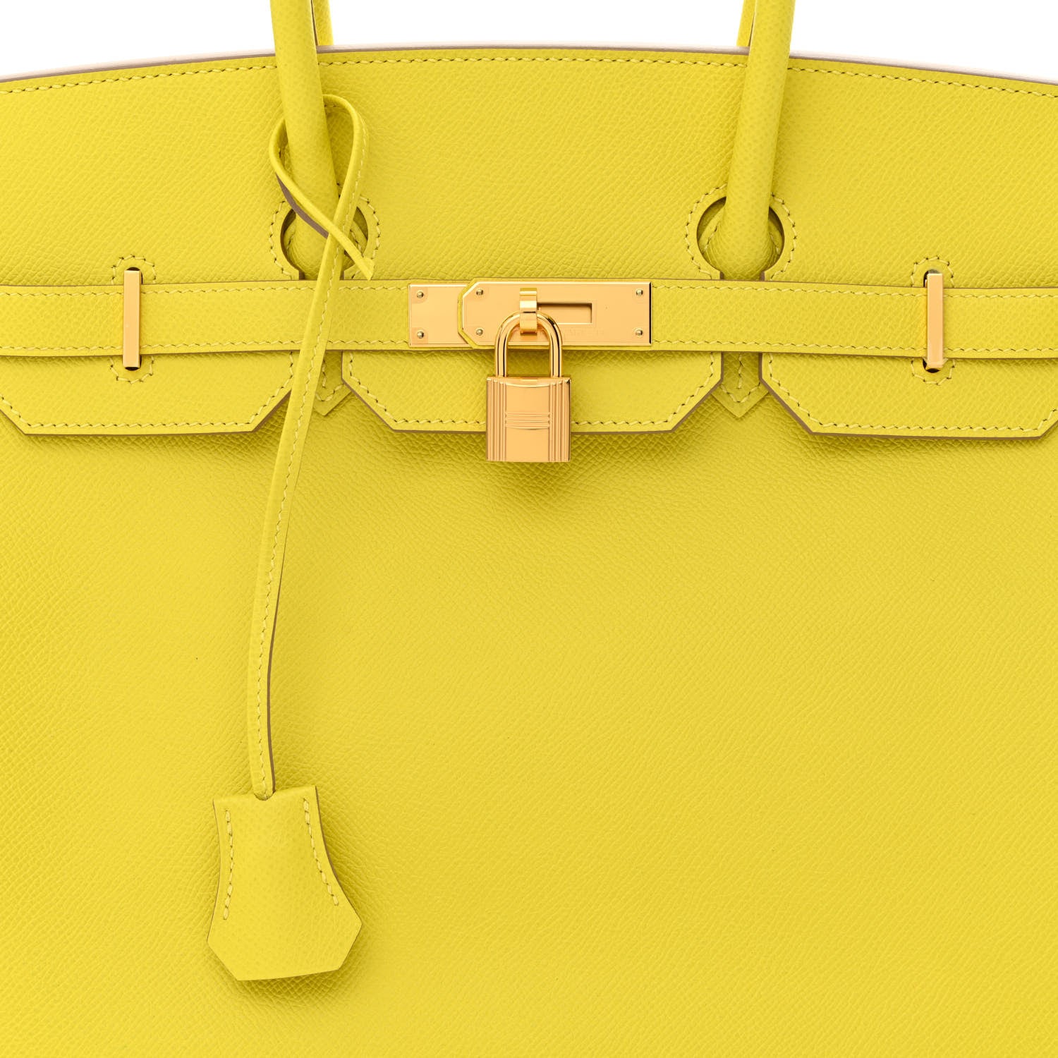 Hermes Epsom Birkin 35 Lime 8 of 13