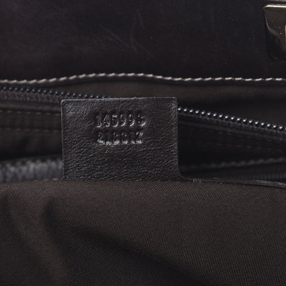 Gucci Monogram Large Punch Tote Dark Brown 7 of 17