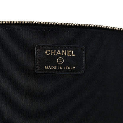 Chanel Lambskin Quilted Small Top Handle Vanity Case With Chain Black 6 of 11