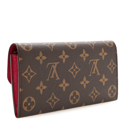 Louis Vuitton Monogram Emilie Wallet Fuchsia 3 of 7