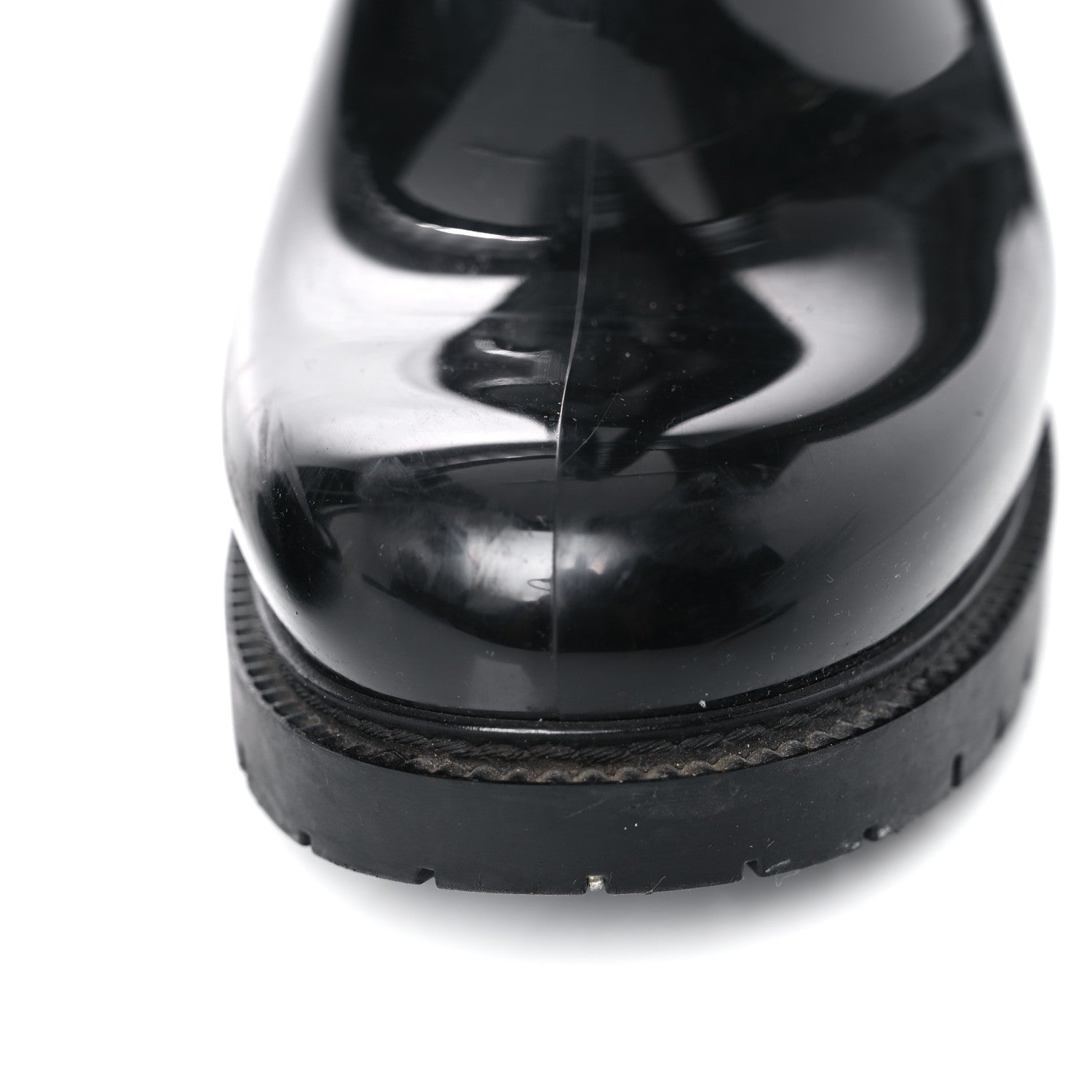 Louis Vuitton Rubber Embossed Monogram Splash Rain Boots 38 Black 12 of 15