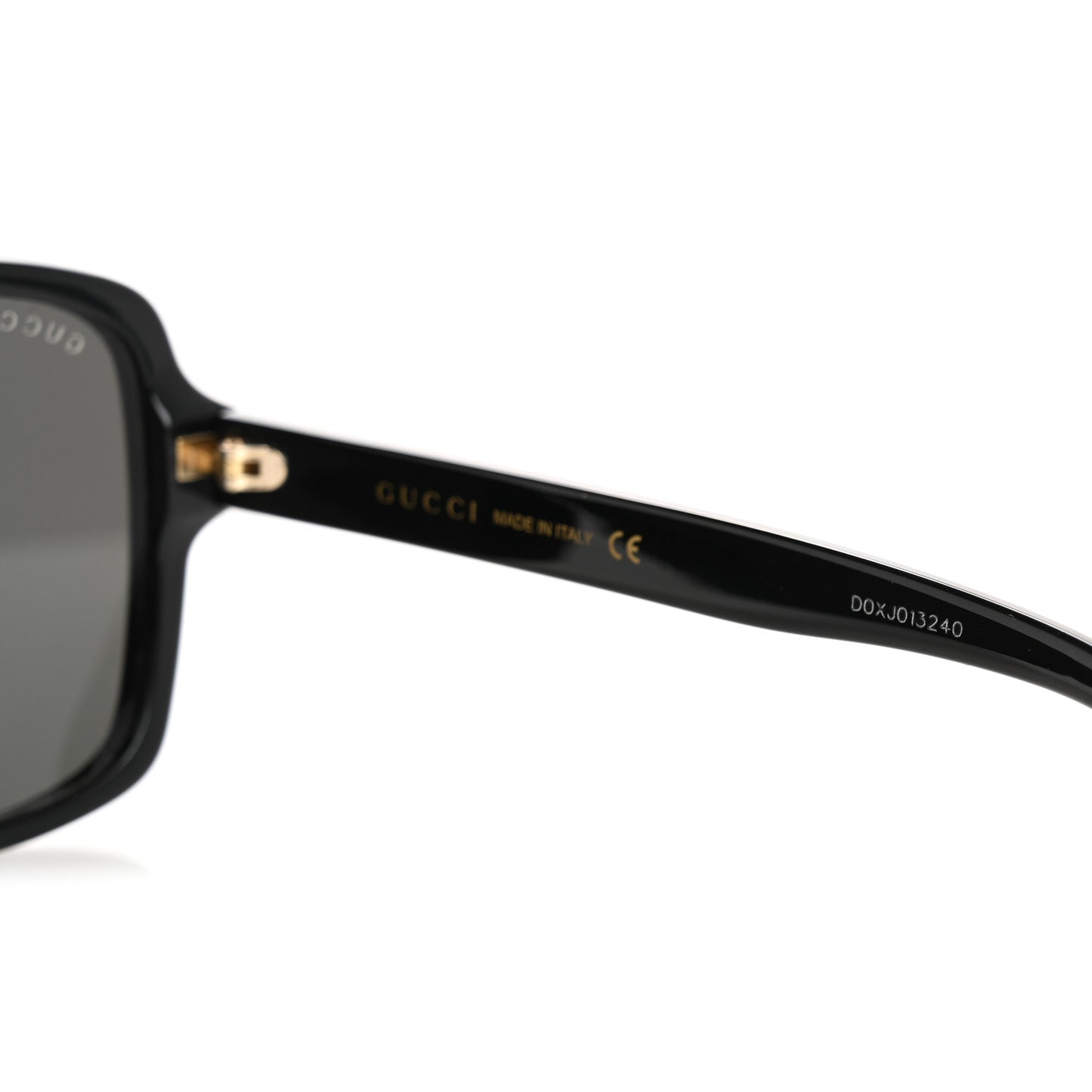 Acetate Square Sunglasses GG0765SA Black