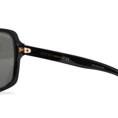Gucci Acetate Square Sunglasses GG0765SA Black 7 of 9