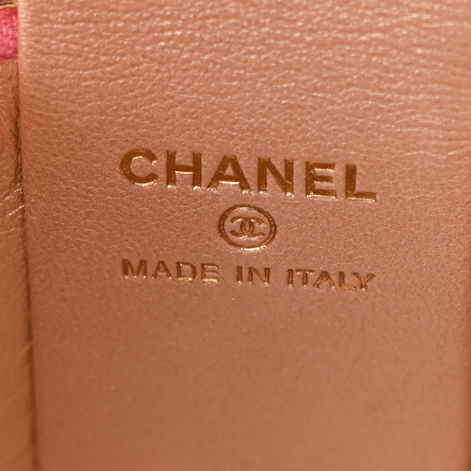 Chanel Lambskin Quilted Ruched Handle Vanity Case Pink 6 of 11