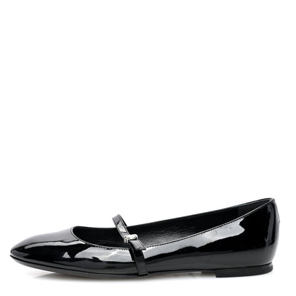 Louis Vuitton Patent Uniformes Ballet Flats 37.5 Black 1 of 7