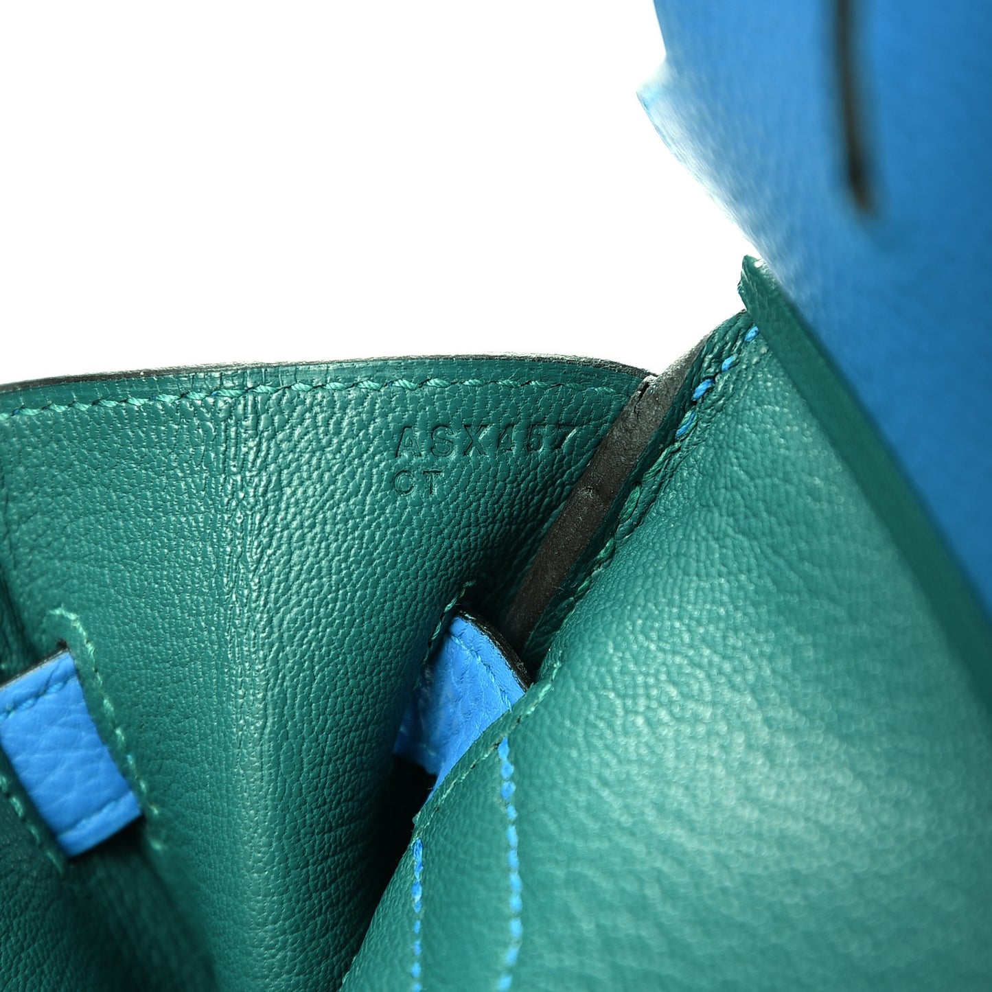 Togo Birkin 30 Bleu Zanzibar Malachite