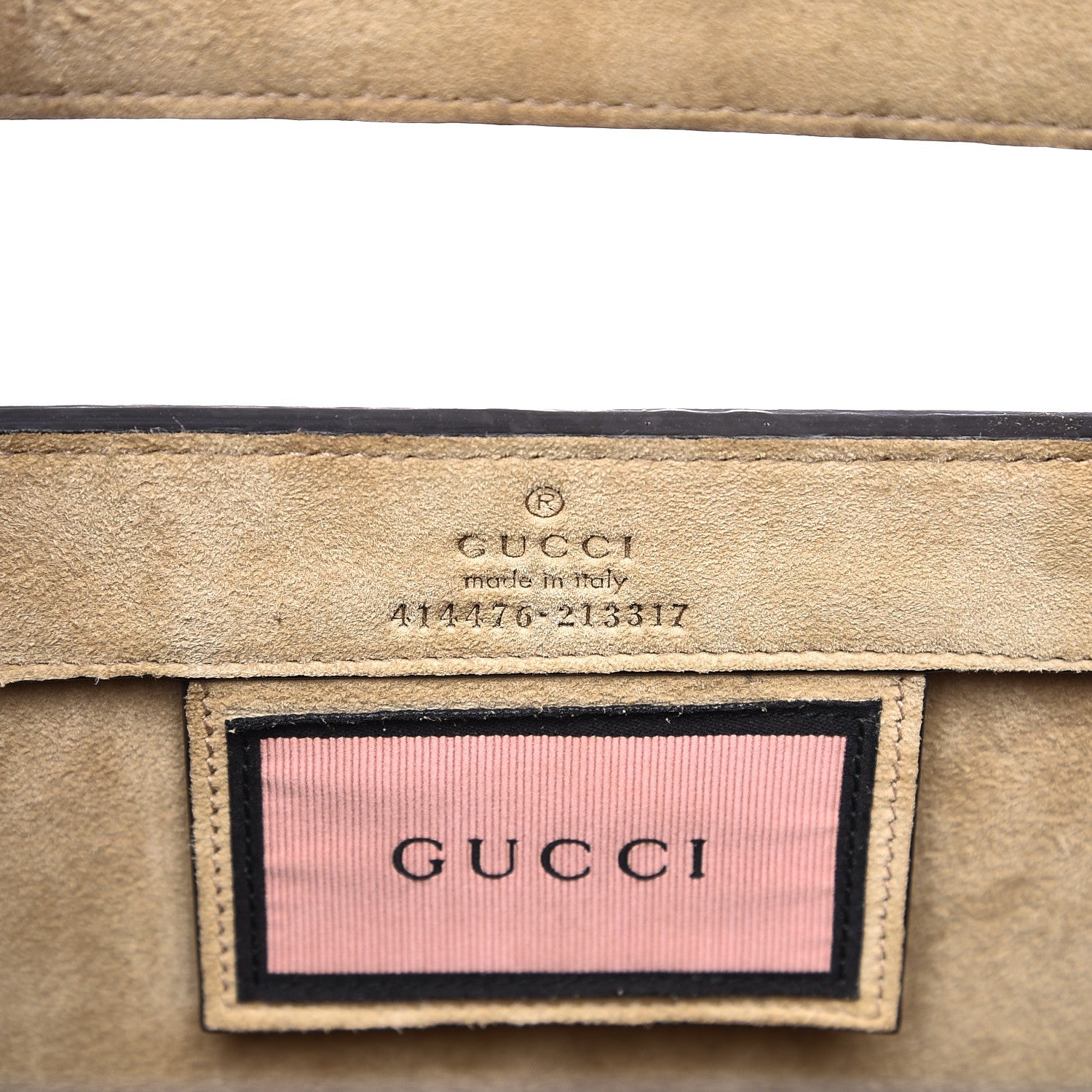 Gucci Calfskin GucciGhost Real Medium XL Tote Hibiscus Red 6 of 11