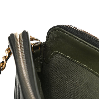 Chanel Caviar Quilted Small Boy Clutch With Chain Black 14 of 17