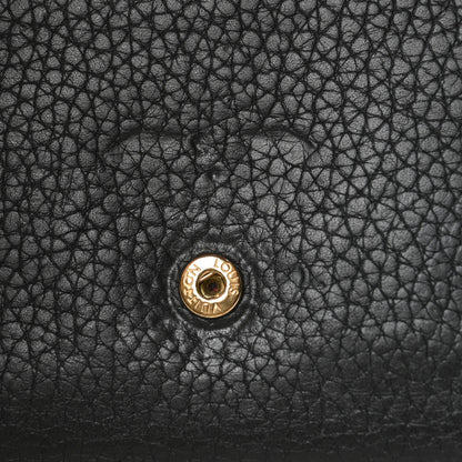 Louis Vuitton Taurillon Capucines Compact Wallet Black 10 of 14