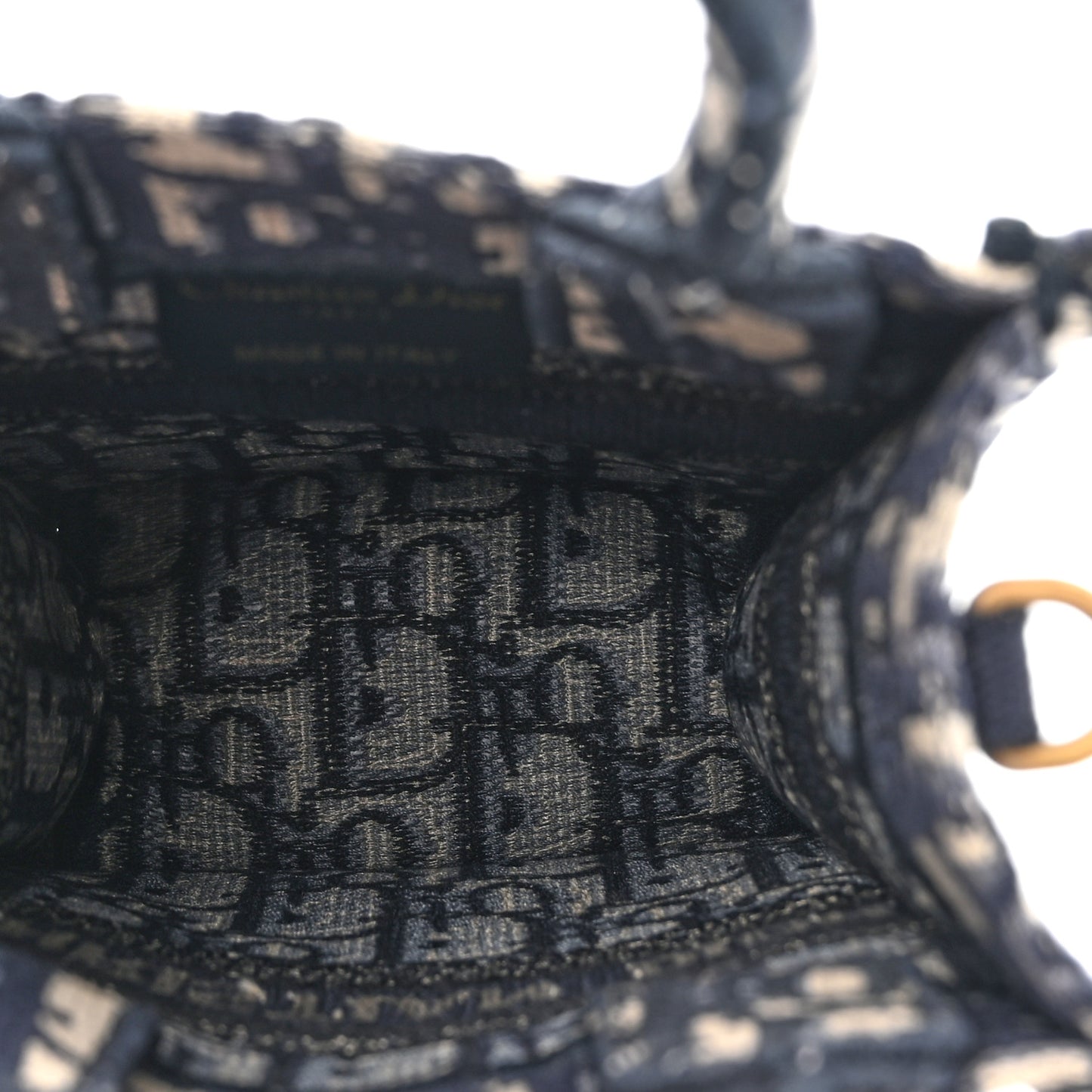 Oblique Mini Book Tote Phone Bag Blue