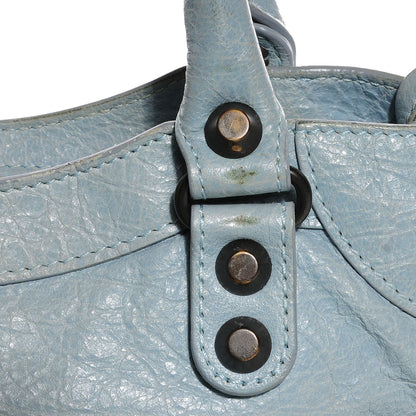 Balenciaga Agneau Classic Hardware Mini City Bleu Acier Ciel 13 of 20