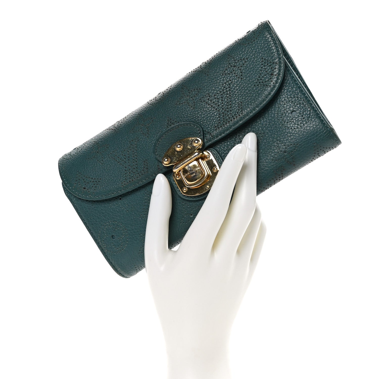 Louis Vuitton LOUIS VUITTON Mahina Amelia Wallet Lagon 2 of 16