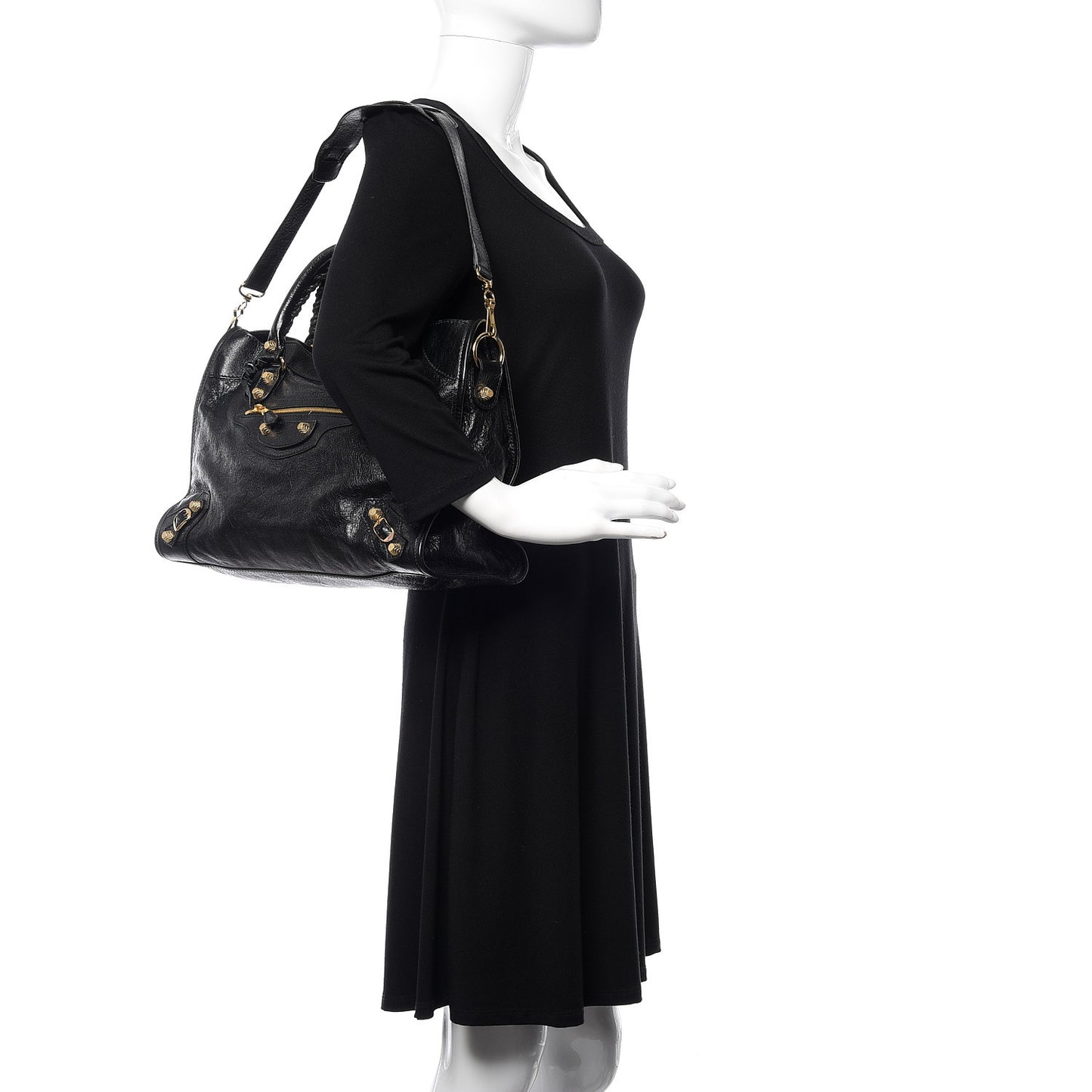 Agneau Giant 12 Gold Hardware City Black