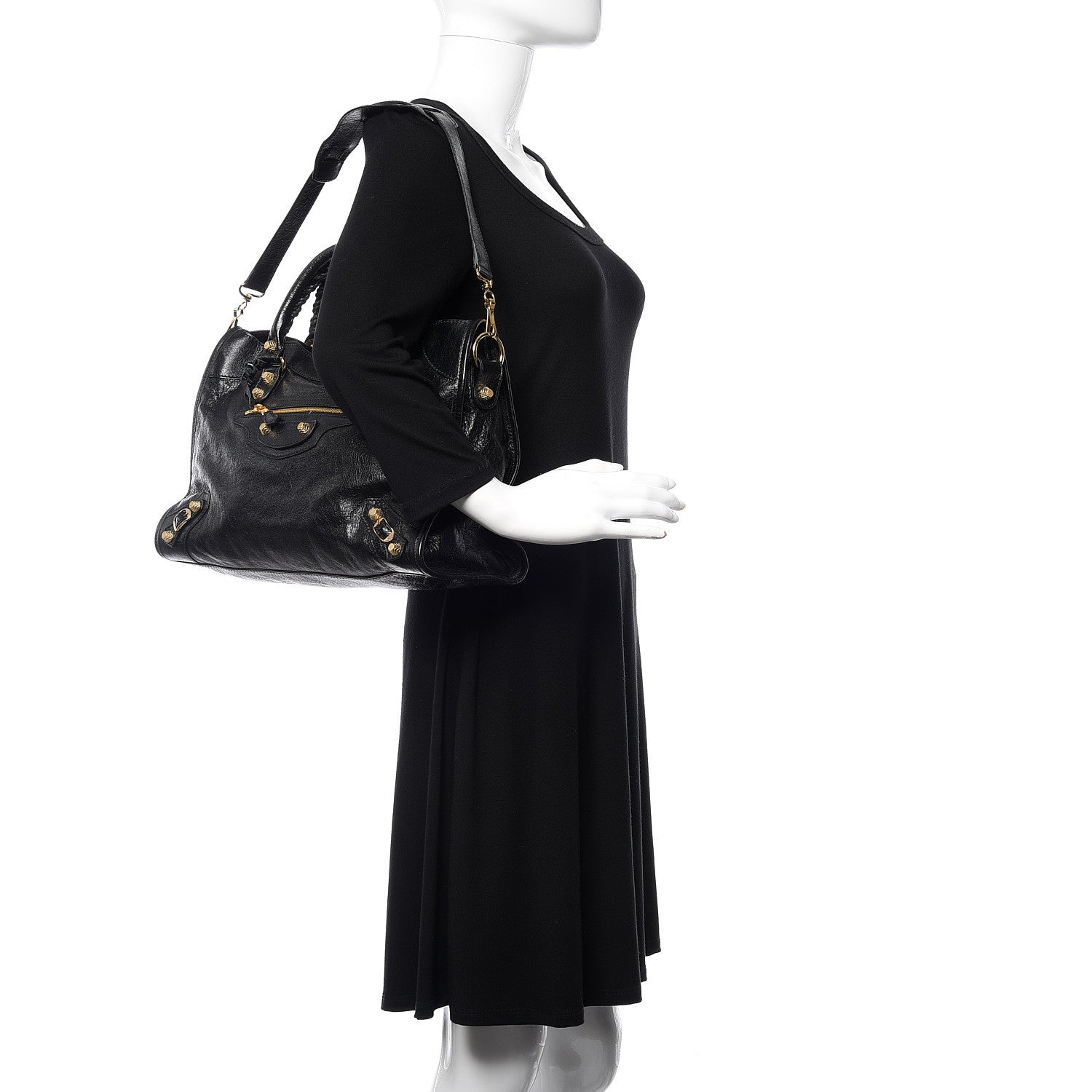 Balenciaga Agneau Giant 12 Gold Hardware City Black 2 of 9